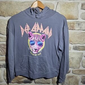Freeze Gray Def Leppard Hoodie